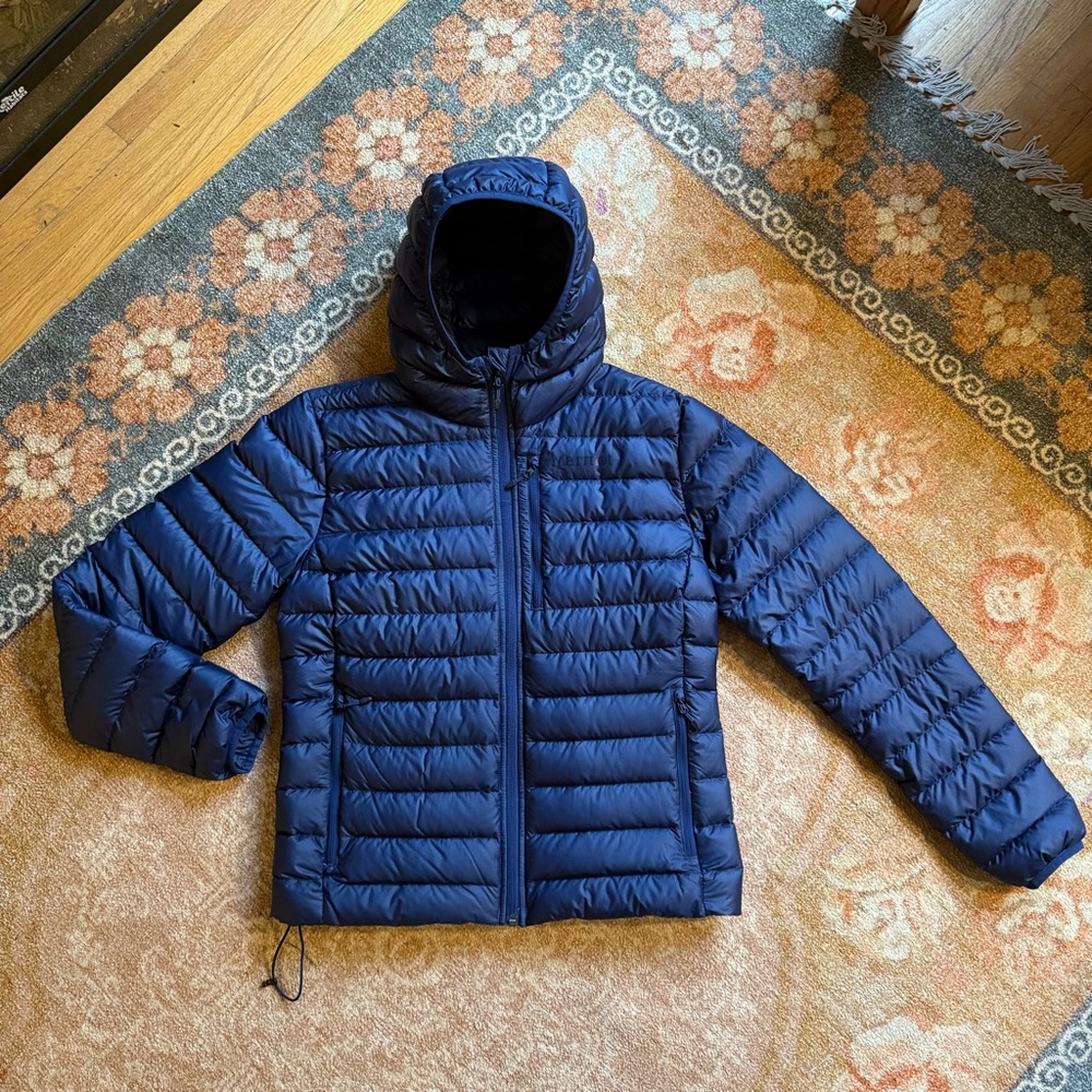 Marmot Navy Blue Puffer Jacket